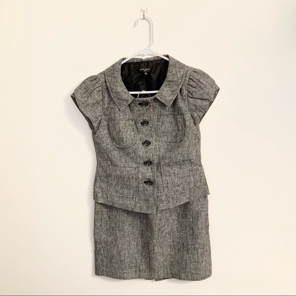 Nine West | Linen and Cotton Suit | Sz 0P